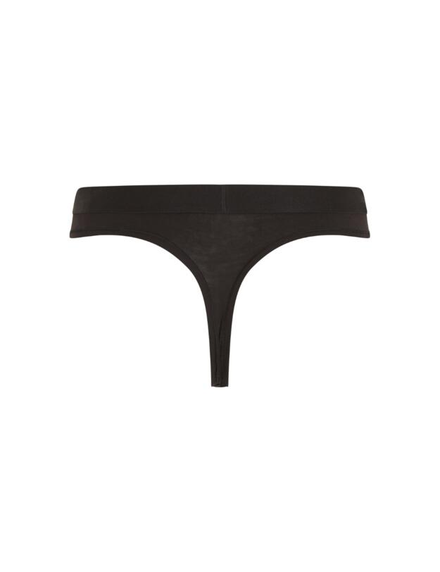 Tommy Hilfiger Logo Thong Black 