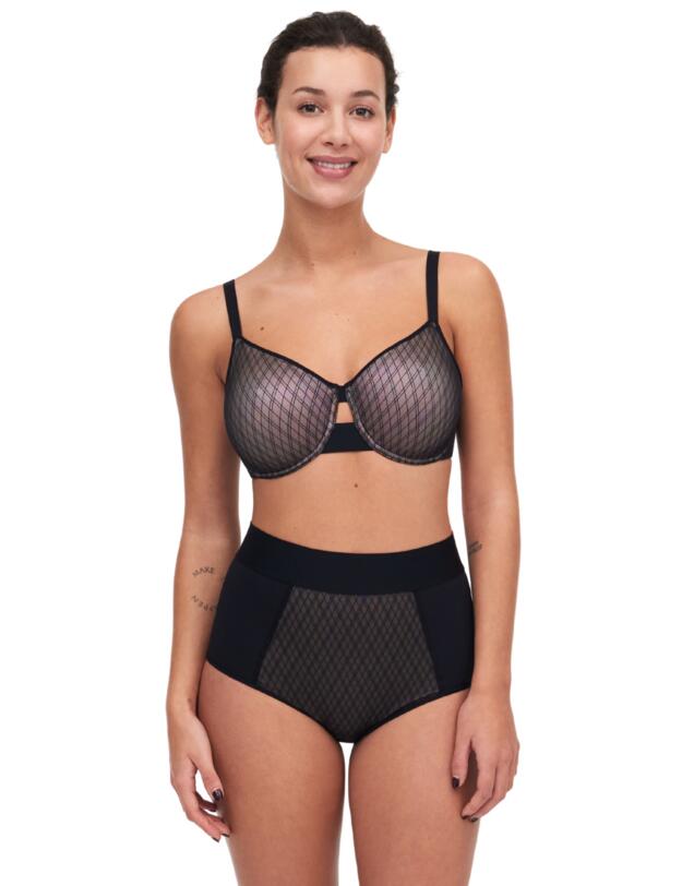 Chantelle Smooth Lines Moulded Bra Black/ Beige
