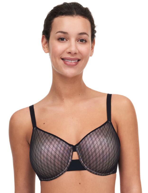 Chantelle Smooth Lines Moulded Bra Black/ Beige