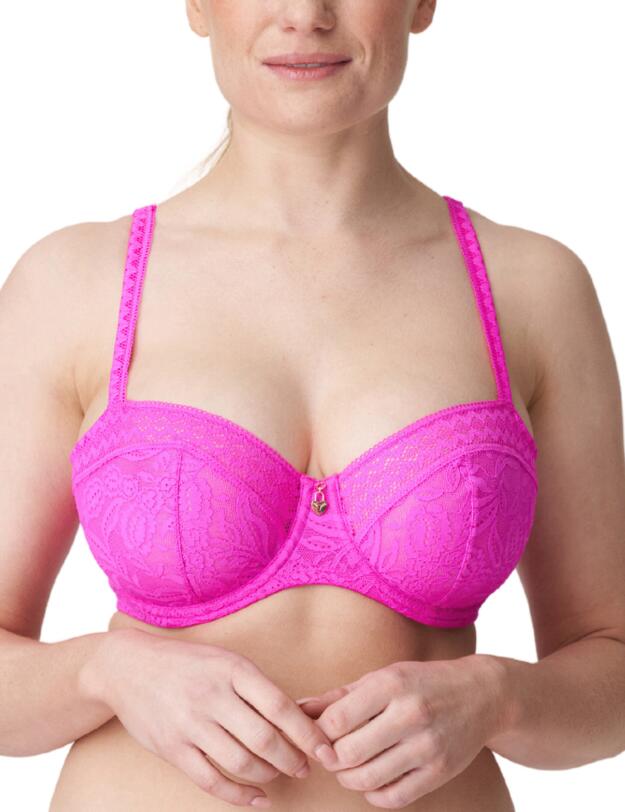 Prima Donna Palermo Balcony Bra Vertical Seam Cactus Flower