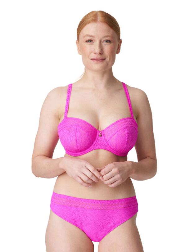Prima Donna Palermo Balcony Bra Vertical Seam Cactus Flower