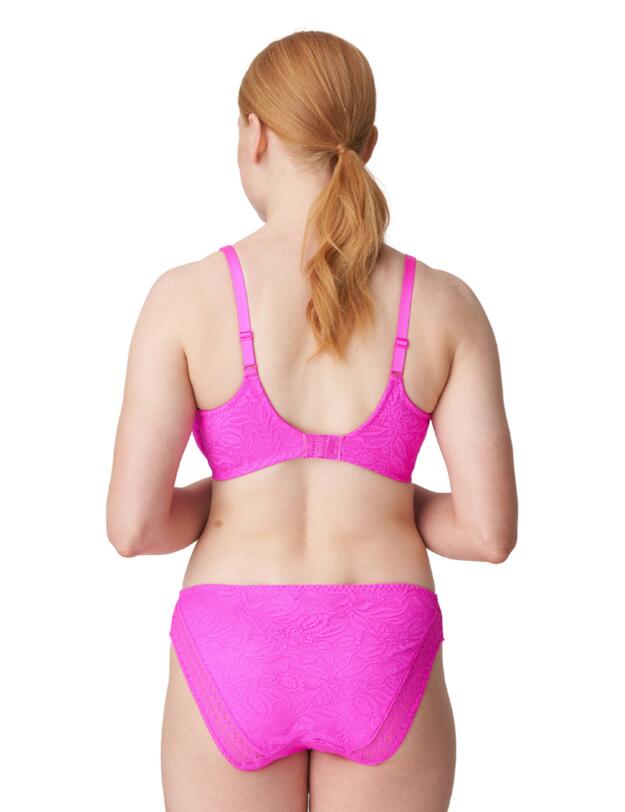 Prima Donna Palermo Balcony Bra Vertical Seam Cactus Flower