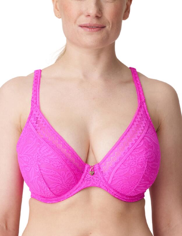 Prima Donna Palermo Deep Plunge Triangle Bra Cactus Flower