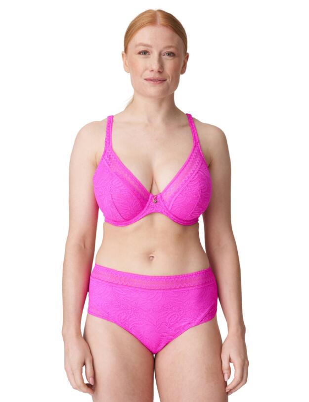 Prima Donna Palermo Deep Plunge Triangle Bra Cactus Flower