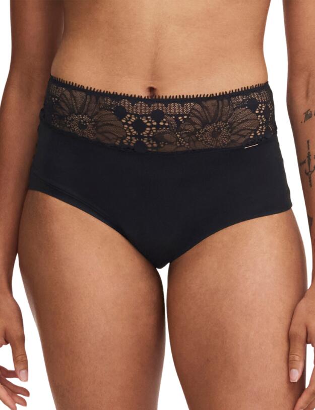 Chantelle Life Period Briefs Day to Night High Waisted Brief Black 