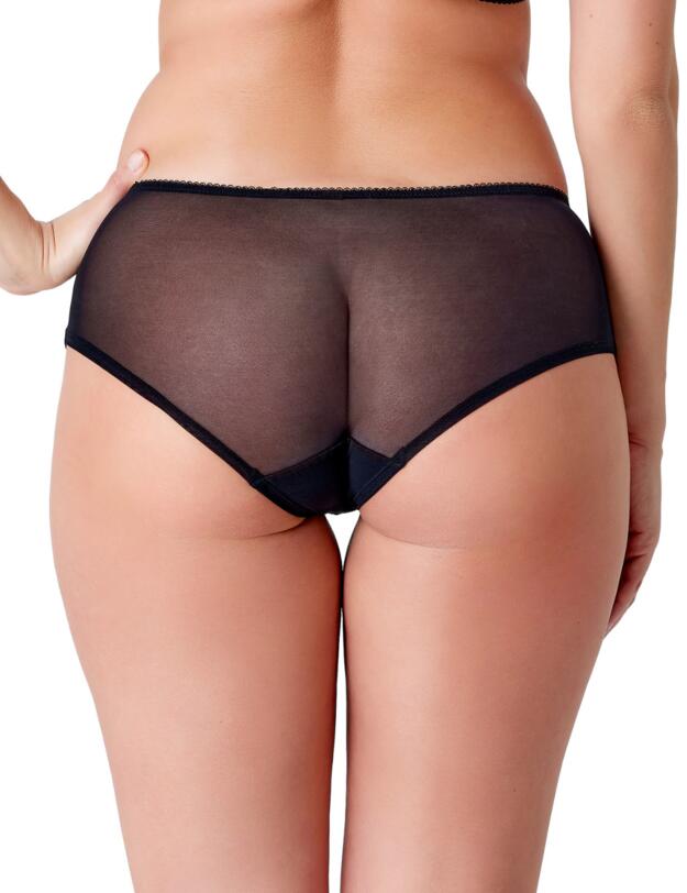 Gossard Superboost Lace Short Black Ivory Rose