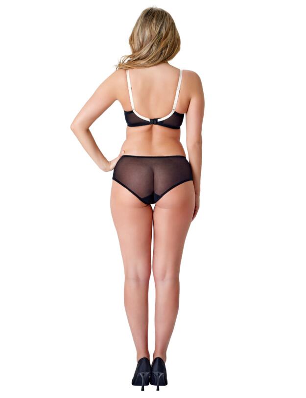 Gossard Superboost Lace Short Black Ivory Rose 