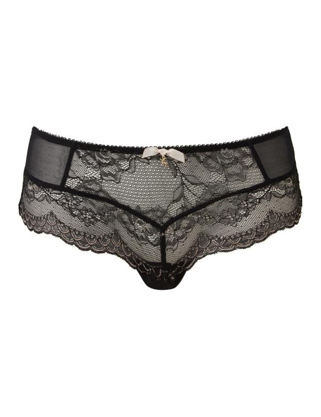 Gossard Superboost Lace Short Black Ivory Rose