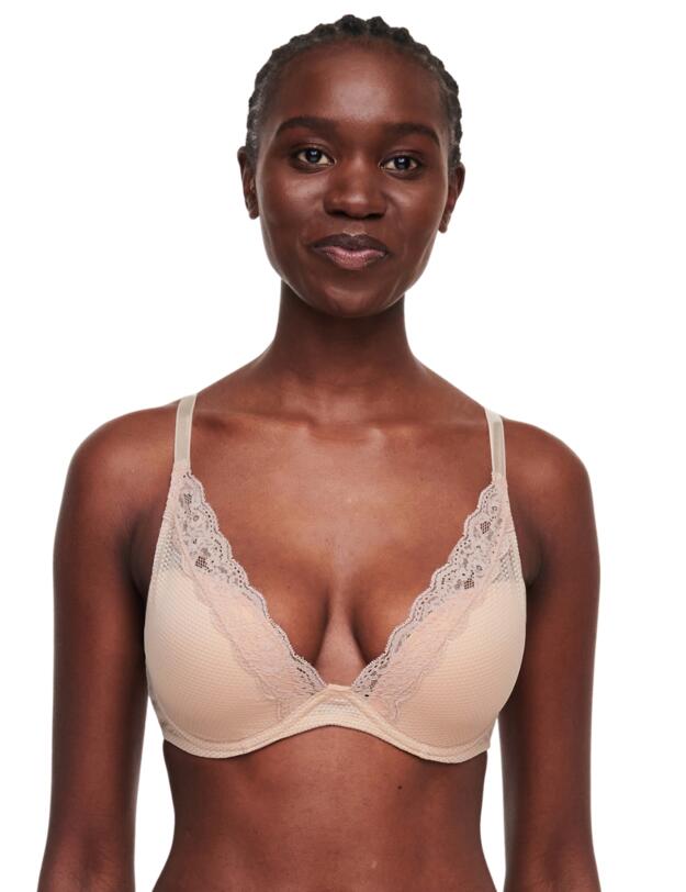 Passionata by Chantelle Brooklyn Plunge T-shirt bra Cappuccino