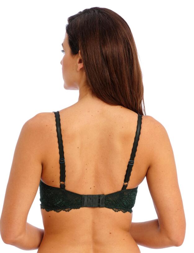 Wacoal Lace Perfection Plunge Bra Botanical Green