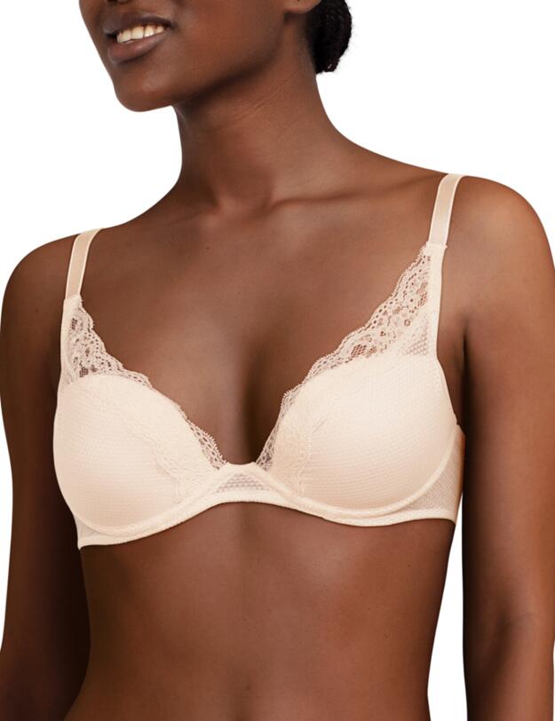 Passionata by Chantelle Brooklyn Plunge T-shirt bra Pearl