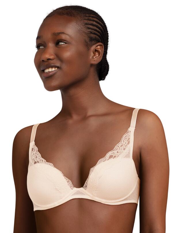 Passionata by Chantelle Brooklyn Plunge T-shirt bra Pearl
