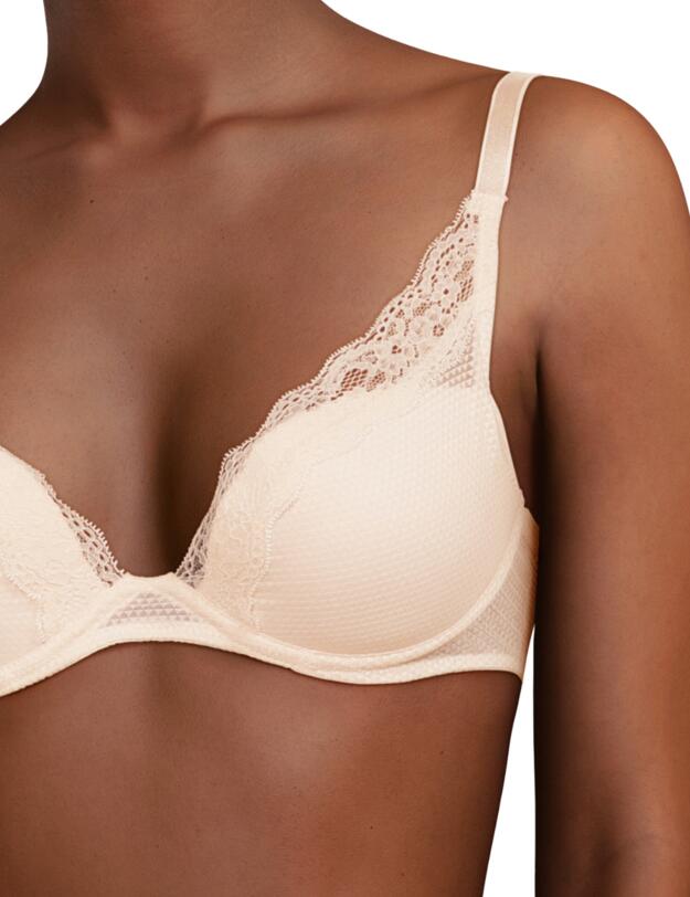 Passionata by Chantelle Brooklyn Plunge T-shirt bra Pearl