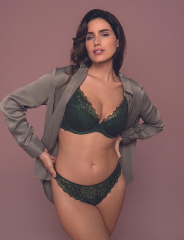 Wacoal Lace Perfection Tanga Brief Botanical Green