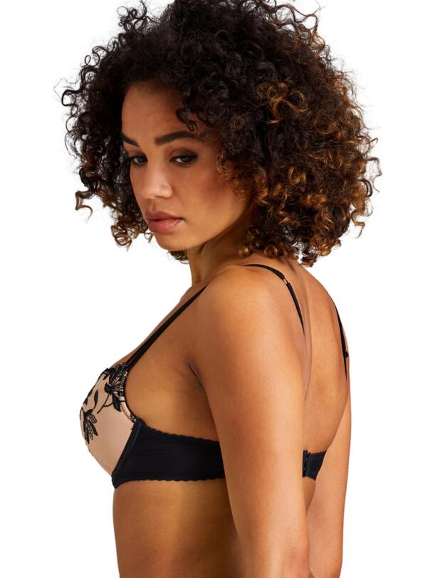 Aubade Lovessence Padded Plunge Bra Noir
