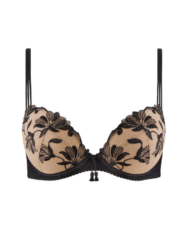 Aubade Lovessence Padded Plunge Bra Noir