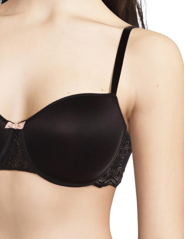 Passionata by Chantelle Georgia Memory Foam T-Shirt Bra Black