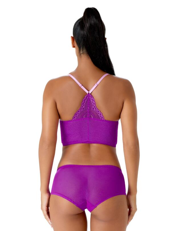 Gossard Superboost Lace Deep V Bralet Orchid 