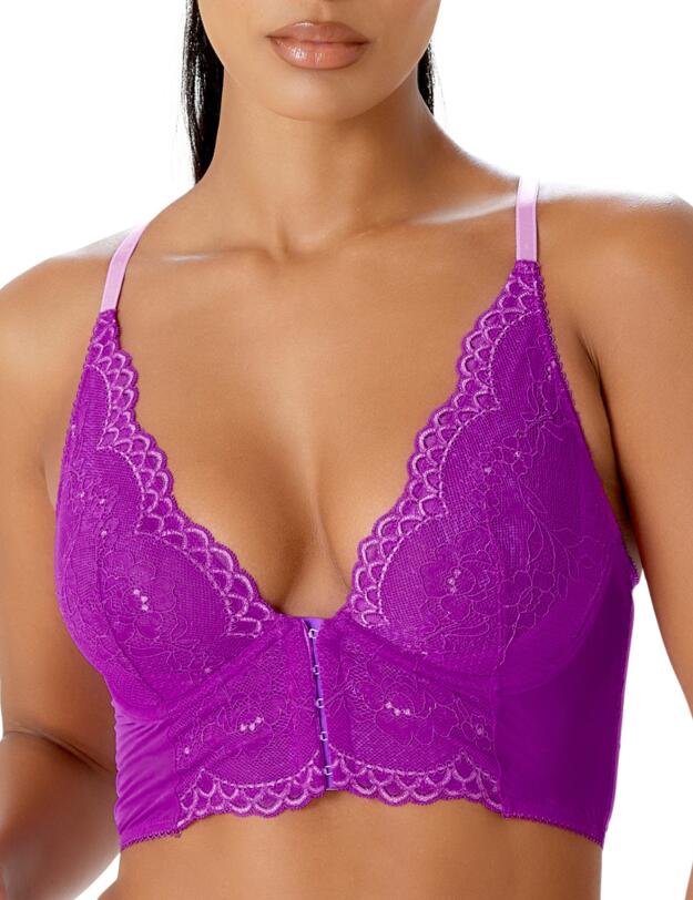 Gossard Superboost Lace Deep V Bralet Orchid 