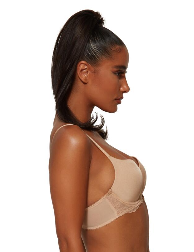 Gossard Superboost Lace Padded T-Shirt Bra Nude