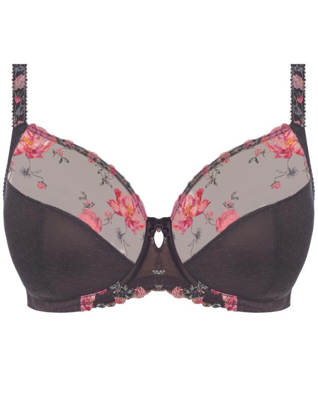Fantasie Adrienne Side Support Bra Charcoal Bloom
