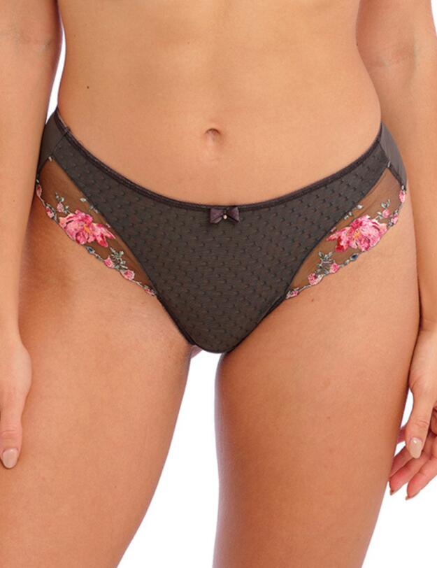  Fantasie Adrienne Thong Charcoal Bloom