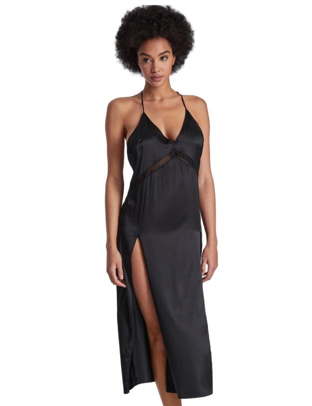  Aubade Silk Desire Long Nightie Noir