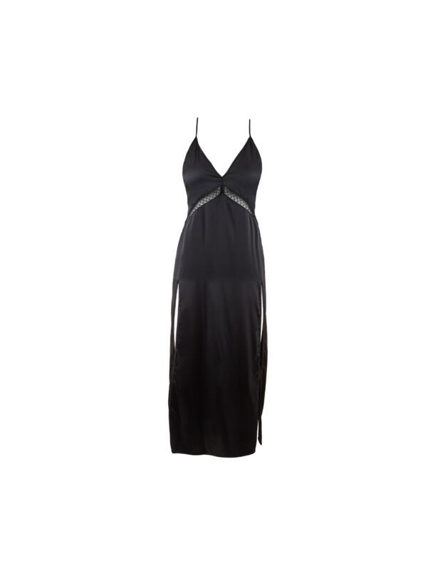  Aubade Silk Desire Long Nightie Noir