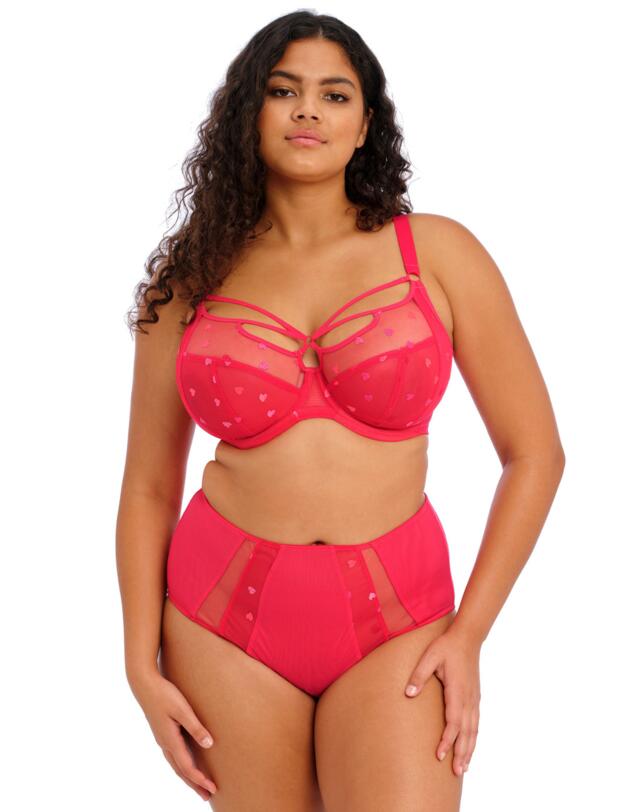 Elomi Sachi Plunge Bra Red Confetti