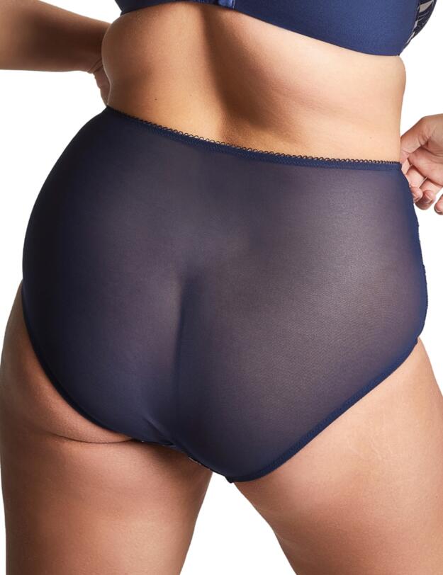 Sculptresse by Panache Chi Chi High Waisted Brief Blue Meadow