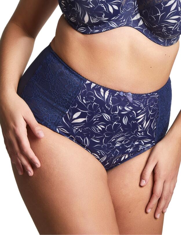 Sculptresse by Panache Chi Chi High Waisted Brief Blue Meadow