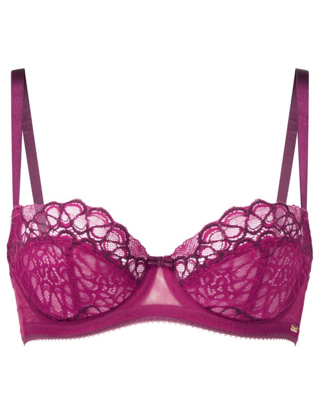 Gossard Swirl Balcony Bra Raspberry 