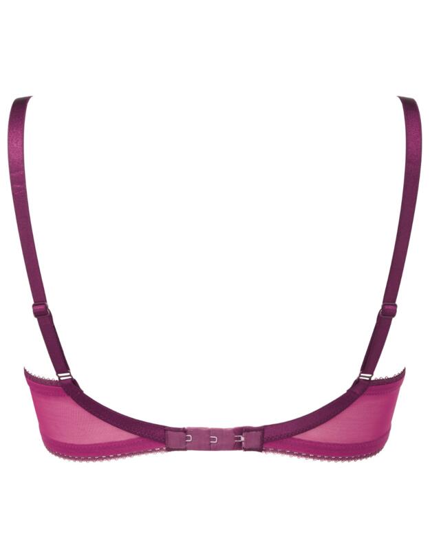 Gossard Swirl Balcony Bra Raspberry 