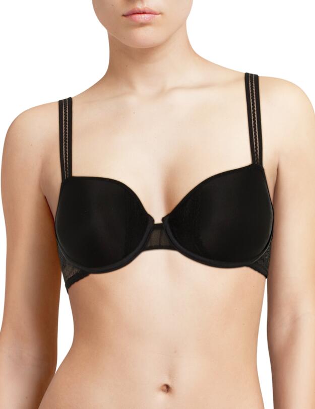 Passionata by Chantelle Maddie Memory Foam Half Cup T-Shirt Bra Black 