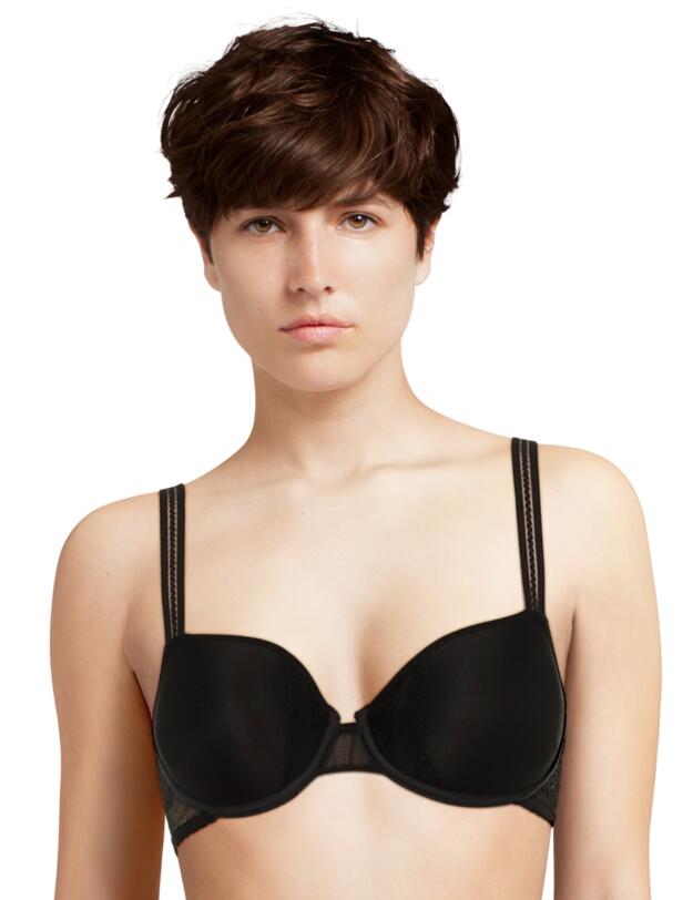 Passionata by Chantelle Maddie Memory Foam Half Cup T-Shirt Bra Black 