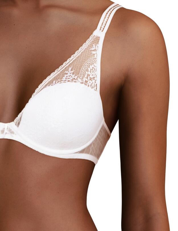 Passionata by Chantelle Maddie Plunge T-Shirt Bra White