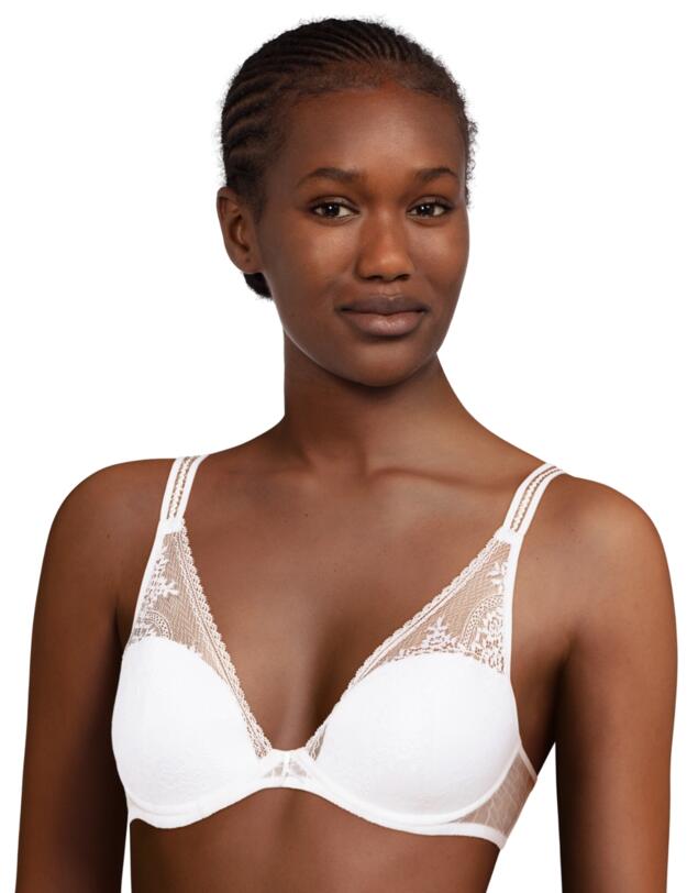 Passionata by Chantelle Maddie Plunge T-Shirt Bra White