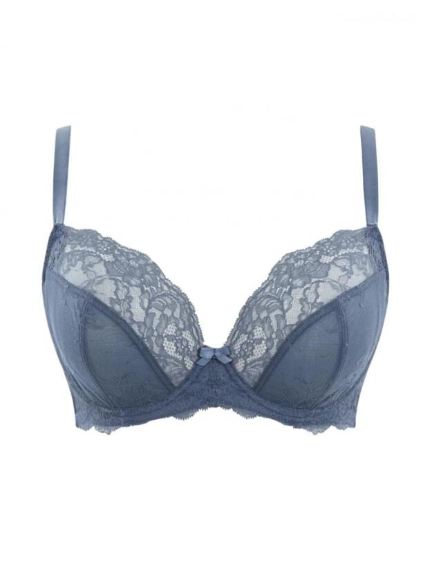 Panache Ana Plunge Bra Vintage Blue