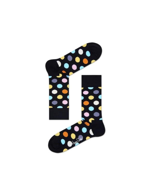 Happy Socks Big Dot Sock Black