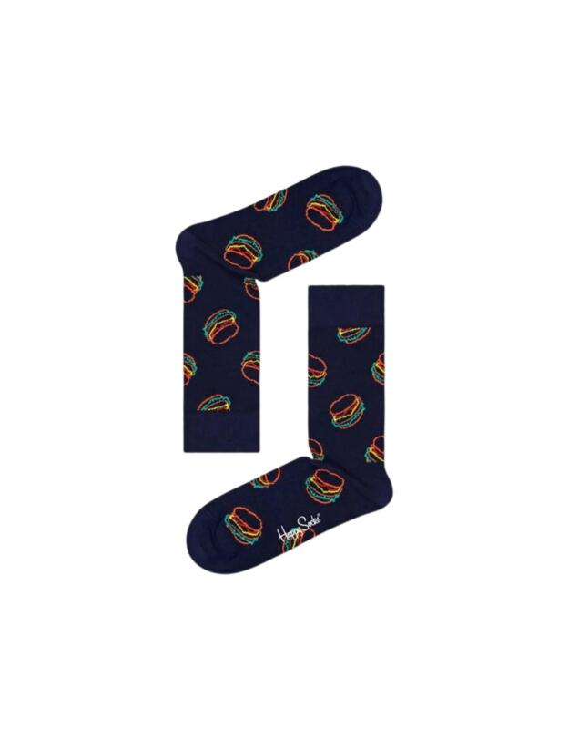 Happy Socks Lunch Time Sock Blue