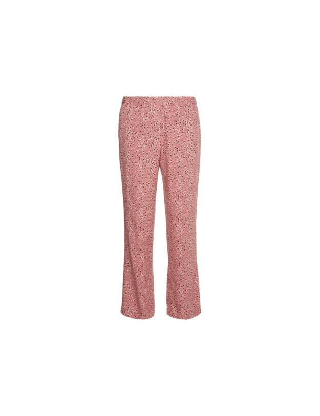 Calvin Klein Wovens Cotton Sleep Pant Animal Smudge Print_Red Grape