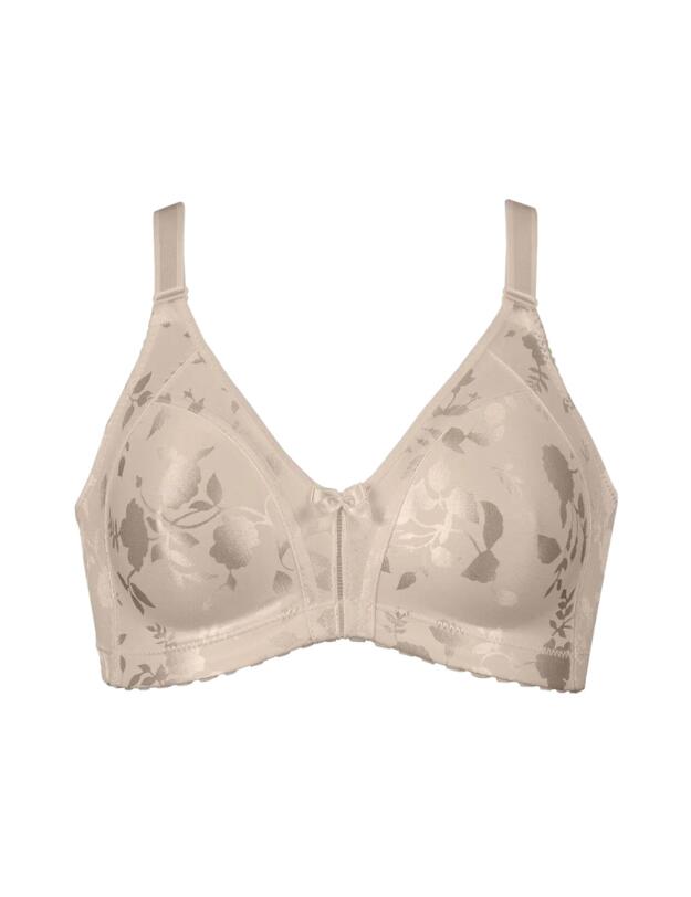 Naturana Printed Minimiser Soft Cup Bra Nude