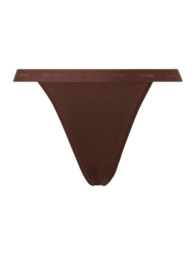 Calvin Klein Form To Body Natural Tanga Brief Umber