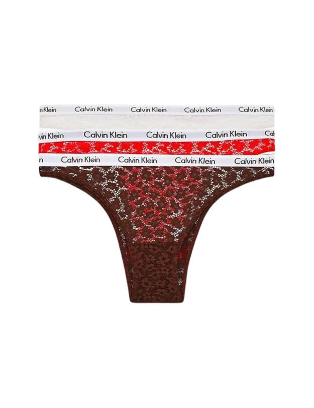 Calvin Klein Carousel Brazilian Brief 3 Pack Umber/Crescent Moon/Tuscan Terracotta