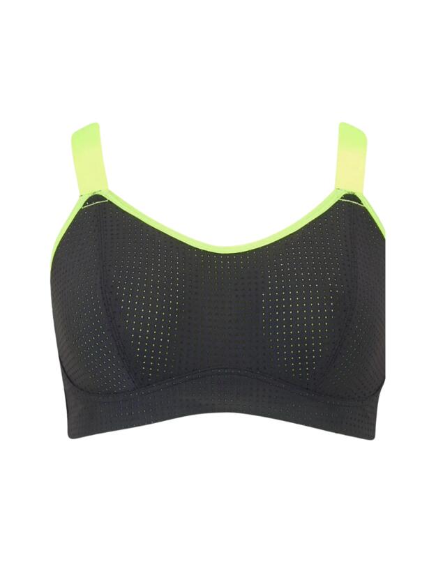  Pour Moi Energy Convertible Sports Bra Black/Lime