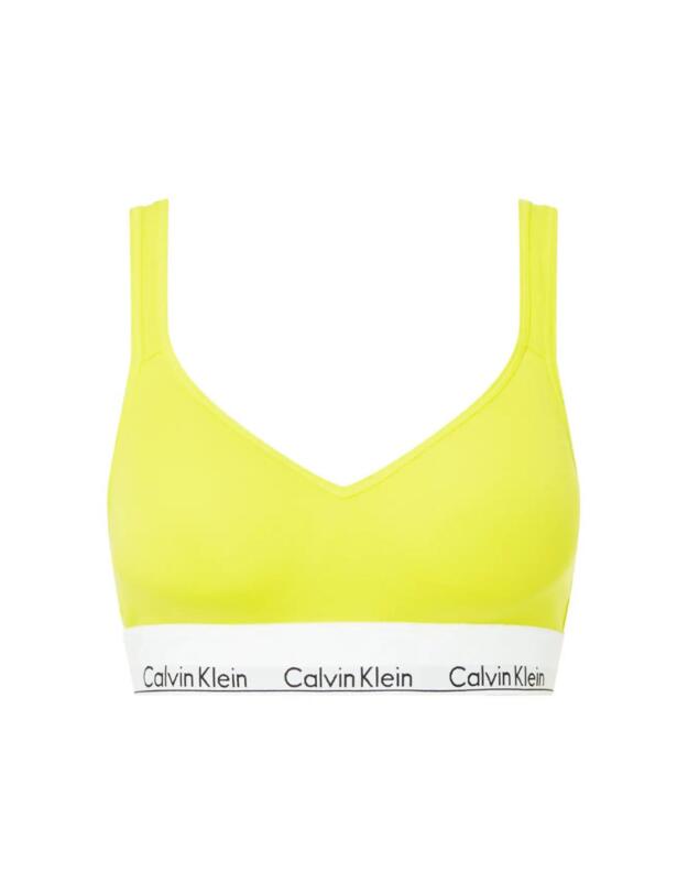 Calvin Klein Modern Cotton Bralette Bra Citrina