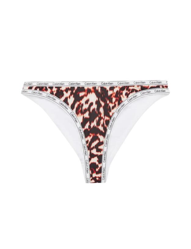 Calvin Klein Logo Tape Cheeky Bikini Brief Animal