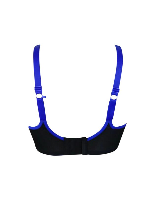 Pour Moi Energy Underwired Sports Bra Black/Cobalt
