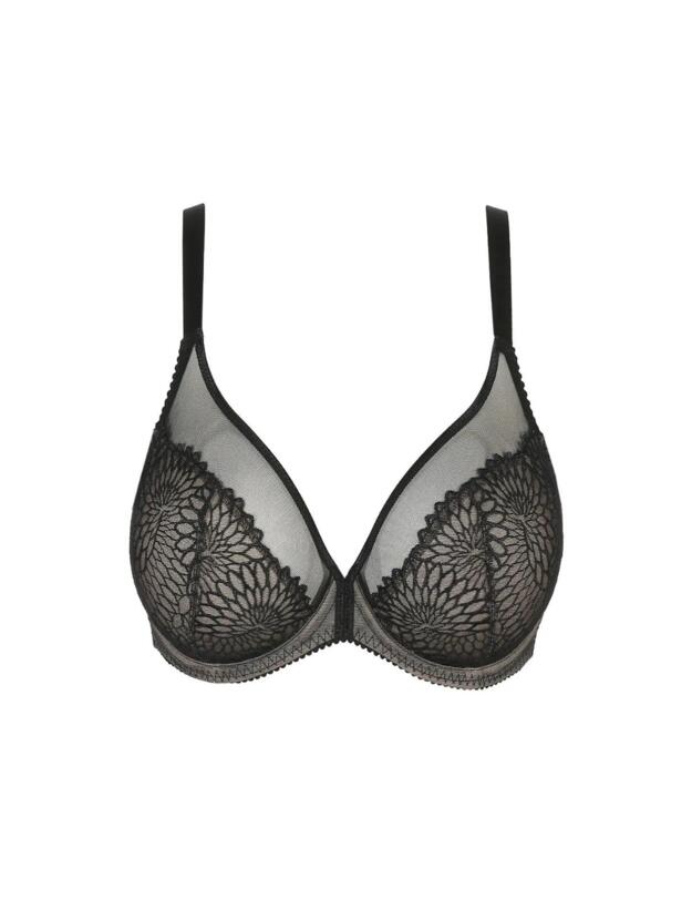 Prima Donna Sophora Deep Plunge Balcony Bra Black