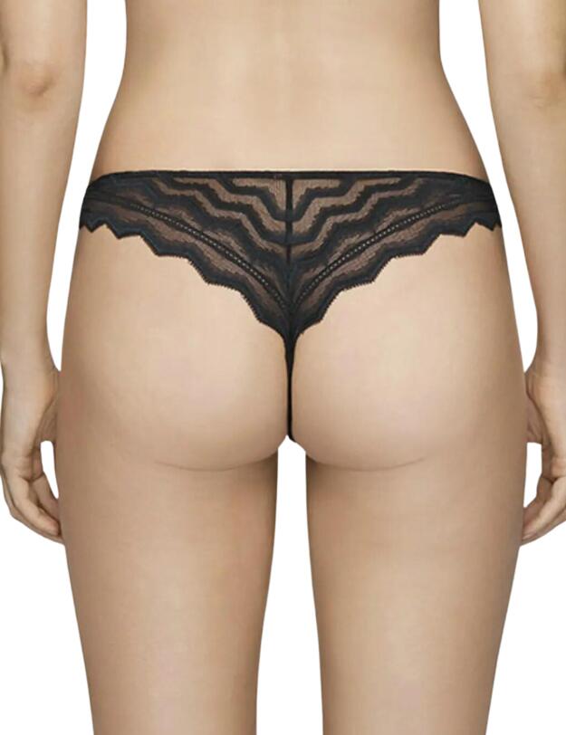Muse By Coco De Mer Mia Brazilian Brief Black